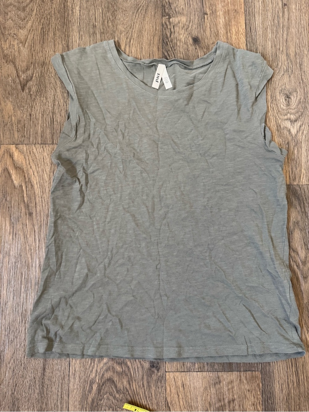 Pact Sleeveless Lightweight Women's Top - Olive Green Organic Cotton S